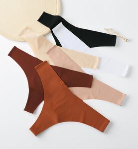 กางเกงชั้นในผู้หญิงแบบไร้รอยต่อ ทรงเซ็กซี่ เรียบง่าย สวมใส่สบายทุกวัน แบบจีสตริง ขายส่ง แบบบางเฉียบ มองไม่เห็น - Product Image 6