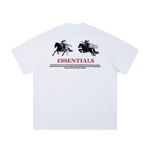 Camiseta de Cuello Redondo 100% Algodón, 280g, Personalizada, Transpirable, Holgada y de Corte Amplio para el Verano - Product Image 1