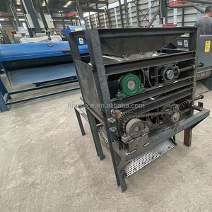Macchina per il riciclaggio dei rifiuti appiattimento doppio rullo automatico in alluminio può macchina per la tavoletta macchina per la produzione di succo di cocco - Product Image 5