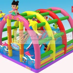 Phổ biến Inflatable động vật vui vẻ thư bị trả lại với bìa cho trẻ em nhỏ Inflatable vườn công viên giải trí cho saleaccept tùy biến