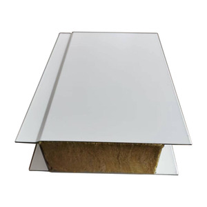 Pannelli Sandwich isolati in PU/PIR-pannelli per pareti/tetto in metallo ignifugo e leggero per edifici con struttura in acciaio | All'ingrosso - Product Image 4