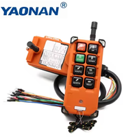 Remote Kontrol Nirkabel Industri YAONAN F24-60 IP65 Bersertifikasi ROHS untuk Hoist Crane, Produk Terlaris yang Dapat Disesuaikan