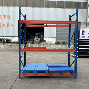 Heavy-<strong>Duty</strong> Steel Pallet Racking System <strong>Warehouse</strong> Metal Shelf Storage Durable <strong>Stacking</strong> <strong>Racks</strong> - Product Image 5