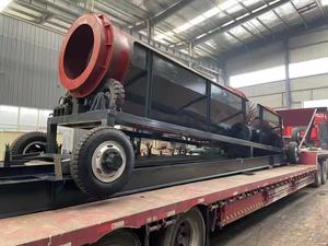 Kömür cevheri eleme davul filtre Trommel için endüstriyel sınıf karbon çelik rulo titreşimli ekran makinesi tarama - Product Image 3