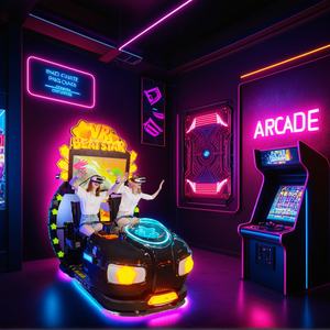 في الوقت المحدد الشحن KingKong 9D 2 مقعد VR محاكاة مع الواقع الافتراضي King Kong 2 للحديقة مسرح حديقة - Product Image 2