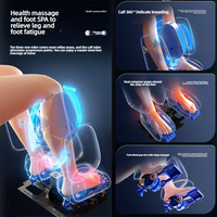 Fauteuil de massage électrique Shiatsu 5D 4D portable 2026 pour salon, zéro gravité, pour les pieds et le corps entier, luxe, inclinable avec système de paiement