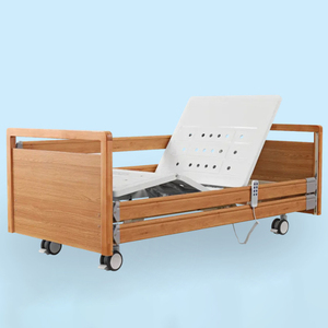 Điện 3 Chức Năng Điều Dưỡng Giường Có Thể Điều Chỉnh Chăm Sóc Nhà Giường Gỗ Bảo Vệ Đường Ray Trở Lại Nâng Chân Nâng Chiều Cao Nâng Cho Người Cao Niên - Product Image 6