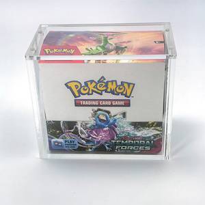 Vente en gros de boîte booster ETB en acrylique étui <span class=keywords><strong>Elite</strong></span> <span class=keywords><strong>Trainer</strong></span> pour étui de protection <span class=keywords><strong>Pokemon</strong></span> boîte à couvercle en acrylique - Product Image 3