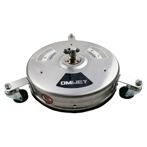 Limpiador de Superficies Duras de Acero Inoxidable de 14 Pulgadas con Ruedas, Limpiador de Acero Inoxidable con Hidrolavadora Giratoria - Product Image 1