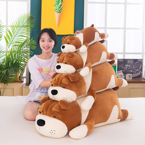 2025 nuevo suave <span class=keywords><strong>Shar</strong></span> <span class=keywords><strong>Pei</strong></span> perro almohada cachorro juguetes <span class=keywords><strong>de</strong></span> peluche almohada larga cama decoraciones con 2 colores Stock juguetes <span class=keywords><strong>de</strong></span> peluche para <span class=keywords><strong>perros</strong></span> - Product Image 5
