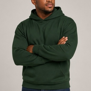 Sweat-shirt à capuche en coton uni pour homme, vêtement <span class=keywords><strong>de</strong></span> détente, tendance, avec logo personnalisé imprimé, sweat-shirt thermique personnalisé - Product Image 4