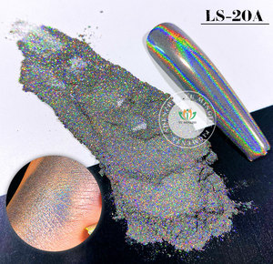 Fine Holographic <strong>Nail</strong> Pigment <strong>Powder</strong> Mirror Effect Unicorn Hologram <strong>Nail</strong> <strong>Chrome</strong> <strong>Powder</strong> - Product Image 2