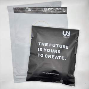 Bolsas de Correo Biodegradables Personalizadas con Logotipo, Bolsas de Envío de Ropa Negras Mate, Sobres de Polietileno, Bolsas de Polimailers - Product Image 5