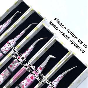 ปลายกันแม่เหล็ก ป้องกันไฟฟ้าสถิตย์ 90/45 องศา ขนาด 10 มม. เคลือบกระดาษ ป้องกันการปนเปื้อน ปลายสีเงิน สำหรับต่อขนตา วัสดุสแตนเลส - Product Image 3