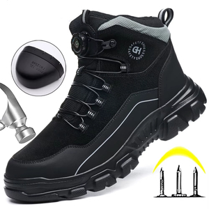 High Top <b>Shoes</b> <b>Work</b> Boots Steel Toe <b>Shoes</b> Puncture-Proof Safety <b>Shoes</b> <b>Men</b> Protection Boots Indestructible <b>Shoes</b> Tactical Boots - Product Image 2