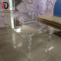 Neues Design: Moderner Rechteckiger Acryl-Tisch für Hochzeiten, Transparent, Individuell Angefertigt, Schlicht & Elegant
