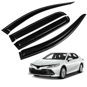 StarNav For 2018-2021 <b>Rain</b> Eyebrow Car Window Visor Smoke Guard <b>Deflector</b> Vent Shade <b>Rain</b> Cap Cover Body kits - Product Image 1