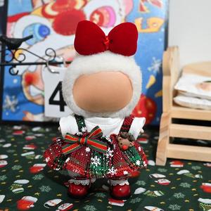 Disfraz de Payaso de Dibujos Animados, Disfraz de Pequeño Diablo Navideño, <span class=keywords><strong>Ropa</strong></span> de Diseñador, Atuendo de Lujo, <span class=keywords><strong>Ropa</strong></span> y Accesorios <span class=keywords><strong>para</strong></span> Muñecas Labubu - Product Image 1