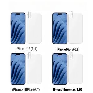 Protecteur d'écran trempé HD transparent haute définition pour <span class=keywords><strong>iPhone</strong></span> 16 16Pro Max 15 grand arc bord noir <span class=keywords><strong>protection</strong></span> d'écran en soie - Product Image 2