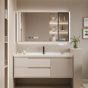 <b>Foldable</b> Makeup <b>Desk</b> Bedroom Stylish Dressing Table Home Furniture Armony Modern Wood Vanity Table with Mirror Drawers - Product Image 2