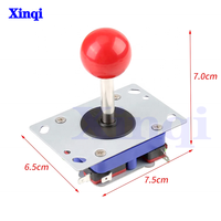 Prix Usine Promotion Kit Arcade LED DIY 2 Joueurs USB PC MAME Jeux à Monnayeur pour Raspberry Pi 12V Poussoir en Plastique