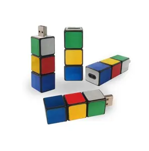 USB 2.0 4GB/8GB/16GB/32GB/64GB/128GB ma thuật Cube ổ đĩa nhựa New khuyến mại Sản phẩm với flash chip Stick và bút phong cách