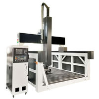 Routeur CNC 5 axes avec tête rotative ATC pour la sculpture, la gravure et la découpe 3D du bois, de la mousse, de l'EPS, du polystyrène et du plâtre