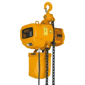 HSY kerekan tipe 2t listrik, kerekan rantai dengan kait 3.4m/menit, tipe alat tulis - Product Image 1