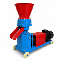 Nouvelle machine à granulés à matrice plate en acier inoxydable série 9KLP pour l'alimentation des animaux (maïs, soja, paille) 300 kg/h