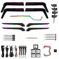 Pour Toyota RAV4 2019-2024 : Kit d'éclairage intérieur LED dynamique style ciel étoilé, accessoires de mise à niveau pour éclairage d'ambiance