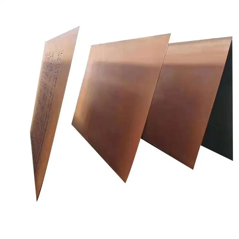 high quality corten a q355nh corten steel edging for landscaping