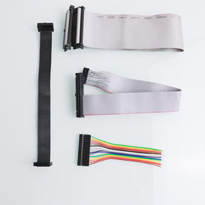 1,27 2,0 2,54 Rastermaß IDC-Steckverbinder Graues Flachbandkabel Kundenspezifische N-Pin-Montage Flexibles Kabelbaum-Kabel - Product Image 2