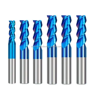 Promozione OEM macchina per incidere router bit carburo 4 flauto CNC tool bits produttore 6 mm fresa piatta per la lavorazione del legno