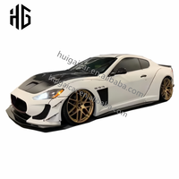 Kit carrosserie en fibre de carbone style LB pour Maserati GT : Lame de pare-chocs avant, ailes, jupes latérales, extensions d'ailes, spoiler arrière, kit carrosserie personnalisé