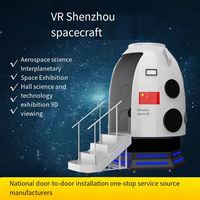 Nouveau simulateur de vol VR tout-en-un pour parc à thème, avec deux fauteuils sportifs, équipement d'amusement simulateur d'avion, capsule spatiale de réalité virtuelle