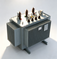 Transformateur de puissance triphasé à huile S22 à pertes ultra-faibles avec noyau en alliage amorphe et bobinage en aluminium-cuivre pour unité de distribution