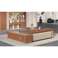 Bureaux de direction modernes en forme de L, en bois, pour PDG et managers, avec personnalisation et vente en gros