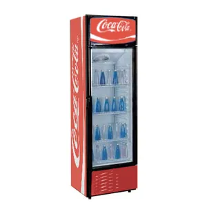 Highbright Multilayer Cola Display Freezer Drink Upright Fridge Supermarket Commercial Cola Cooler