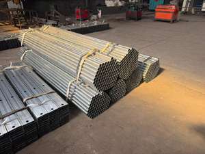 Tuyau en acier pour échafaudage, galvanisé à chaud <span class=keywords><strong>500</strong></span> STK 400 STK 1 1/2'' 3 mm d'épaisseur, tuyau en acier galvanisé - Product Image 3