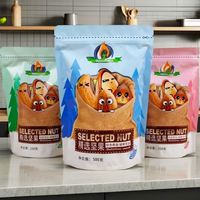 Emballage alimentaire en plastique jetable imprimé sur mesure, sachet debout, sachet de collation, fermeture éclair scellée, emballage alimentaire en mylar, chips de pommes de terre, nourriture pour animaux de compagnie