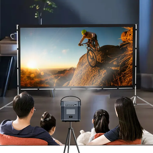 New popularite ngoài trời <span class=keywords><strong>Matt</strong></span> Trắng Tripod tầng đứng cho nhà đứng Tripod khung màn hình máy chiếu - Product Image 6