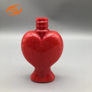 Chai Mỹ Phẩm Tinh Dầu Màu Cam Đỏ Hồng Trong Suốt Tùy Chỉnh 100Ml Bằng Nhựa Hình Trái Tim PET - Product Image 5