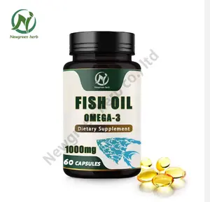 Newgreen Supply OEM Private Label Fish Oil Omega-3 Capsules with Good Quality