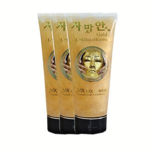 Masque facial hydratant en gelée dorée OEM Cosmetics Beauty Face Skin Care, marque privée, masque facial au bio-collagène 24K or. - Product Image 1