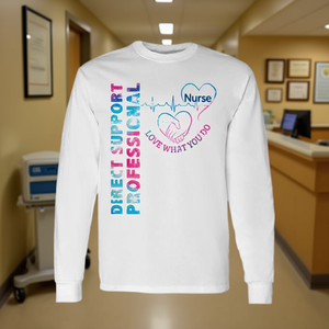 Maglietta Professionale a Maniche Lunghe con Collo Tondo Unisex per Adulti, Stampa Digitale Promozionale - Product Image 2