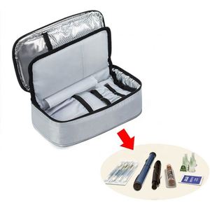 Caja Refrigerada de Viaje para Insulina Reutilizable Personalizada, 4 Bolsas de Hielo, Forro Aislante, Organizador para Diabéticos, Bolsas de Almacenamiento de Medicamentos de Poliéster - Product Image 5