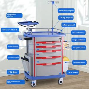 Carrello Medico di Alta Qualità per Ospedali, Veicolo Speciale di <span class=keywords><strong>Soccorso</strong></span>, Dispensazione di Medicinali per Pazienti in Sala d'Emergenza - Product Image 2