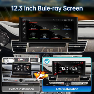 Radio de coche de 12,3 pulgadas para Audi A8 S8 2010-2017 última pantalla táctil Android GPS reproductor de vídeo Multimedia inalámbrico Carplay Qualcomm - Product Image 3