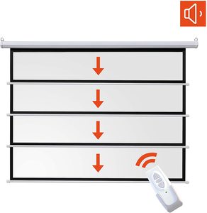 <span class=keywords><strong>Écran</strong></span> de Projection arrière <span class=keywords><strong>motorisé</strong></span> 120 pouces 16:9 électrique pour projecteurs LED LCD HD 4K - Product Image 2