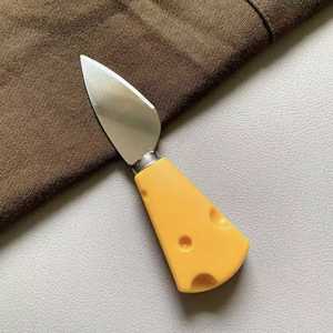 Ensemble de 6 couteaux et fourchettes à manche décoré en acier inoxydable, ustensiles de cuisine polyvalents pour couper le fromage, les gâteaux et le pain - Product Image 2